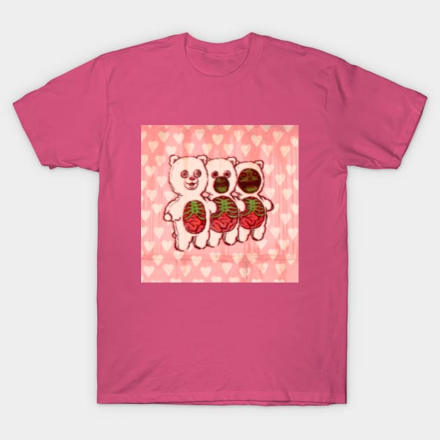 teddy teddy teddy T-Shirt by Plastiboo